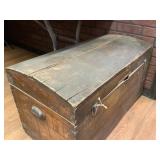 Vintage Wooden Trunk