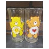 Carebears drinking glasses