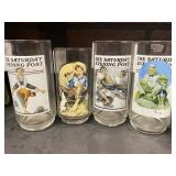 The Saturday evening post drink glasses