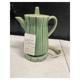 Ceramic heated teapot