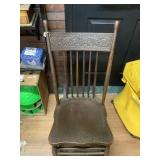Wooden rocking chair