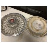 Oldsmobile and Chevy hubcaps