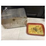 Bread box and serving tray