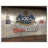 Coors Light tin sign