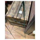 3 Metal flower or wreath stands