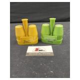 Local advertising salt and pepper shakers