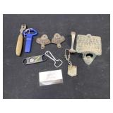 Bottle openers, pocket watch rob, and misc.
