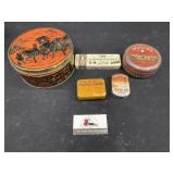 Vintage tins