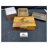 Wooden boxes