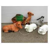 Lawn Ornament Nativity Animals