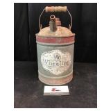 Vintage Wheeling Can