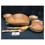 Wood Kitchen Set