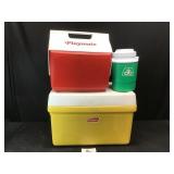 Coleman cooler and igloo cooler