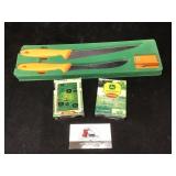 John Deere Cards and fiskars Knives