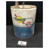 Sunoco 5 gallon oil can