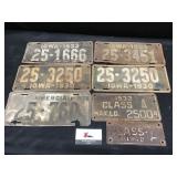 Vintage License Plates