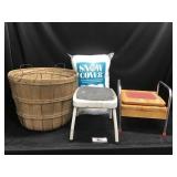 Fruit Basket, Stool & Potty Chair