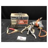 Battery Charger, Drill & Puller