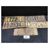 Vintage License Plates