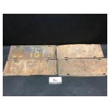 Vintage License Plates