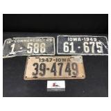 Vintage License Plates