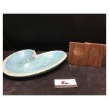 Vintage Ash Tray and 4H Book Ends