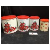 Vintage Tin Canisters