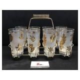 Gold Leaf Glasses