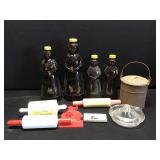 Decor & Aunt Jemima Bottles