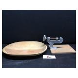 Nut Cracker & Wood Bowl