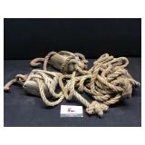 Wood Pulleys & Rope