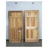 Two Solid Pine Doors