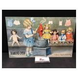 Diamond Dyes Tin Sign