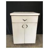 White Metal Cabinet