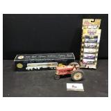 Semi, Cars & Tractor