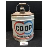 COOP Motor Oil Can