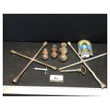Tire Iron, Balls & Hitch Pins