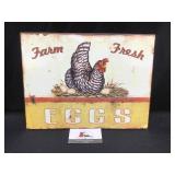 Metal Farm Fresh Sign