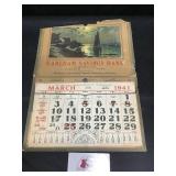 Earlham Savings Bank Calendar