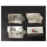 Central Hawkeye Gas Engine Belt Buckles