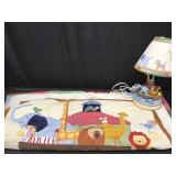 Nursery Wall Hanging & Lamp