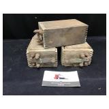 Vintage Battery Boxes