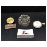 Ink Well, Advertiser and Elgin Watch