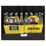 Pepsi Crates with Collectible Bottles