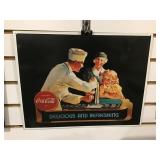 Coca Cola Metal Sign