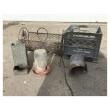Milk Crate & Misc Chicken Supplies