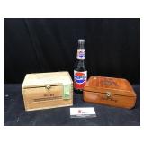 Cigar Boxes and Longneck Pepsi