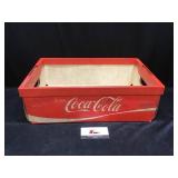 Cardboard and Plastic Coke Crate
