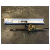 Hedge trimmer and a down spouts