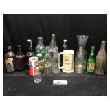 Bottles, Beer Mug & Misc